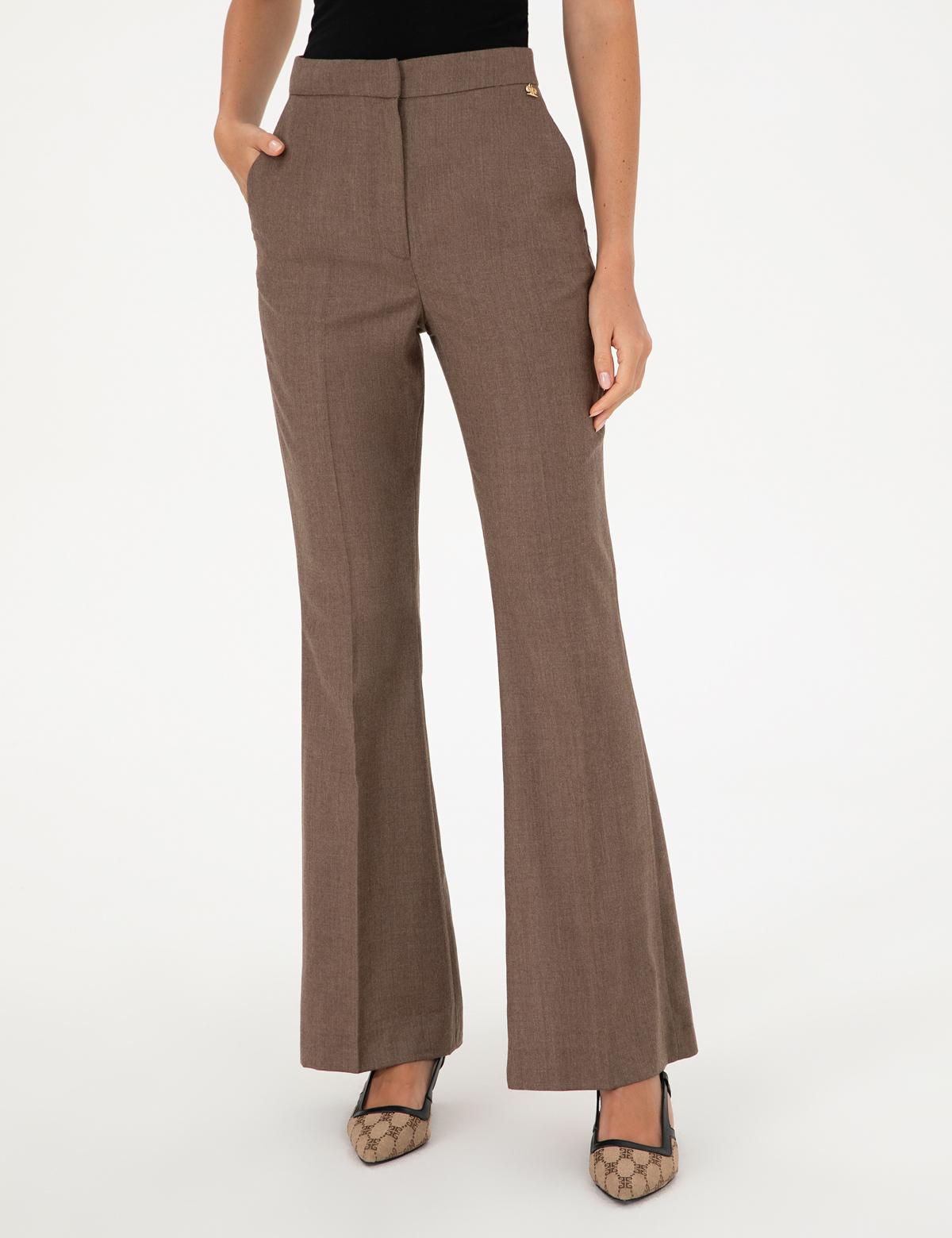 Vizon Flare Fit Yün Kumaş Pantolon - 50294190003