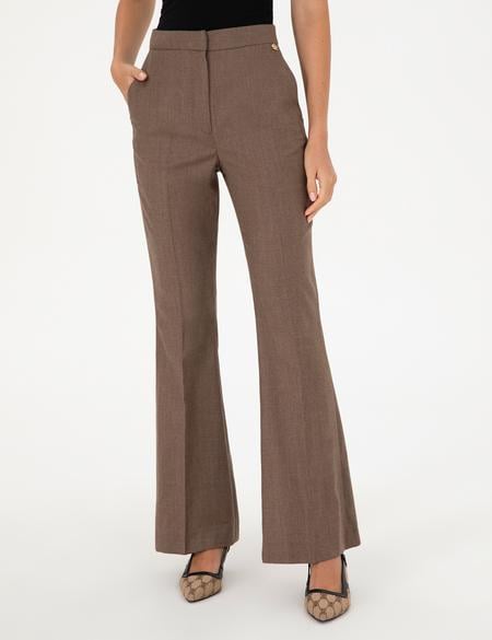 Vizon Flare Fit Yün Kumaş Pantolon - 50294190003