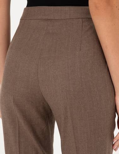 Vizon Flare Fit Yün Kumaş Pantolon