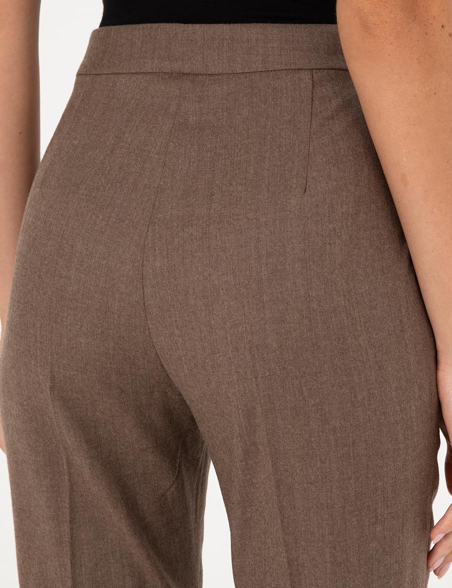 Vizon Flare Fit Yün Kumaş Pantolon