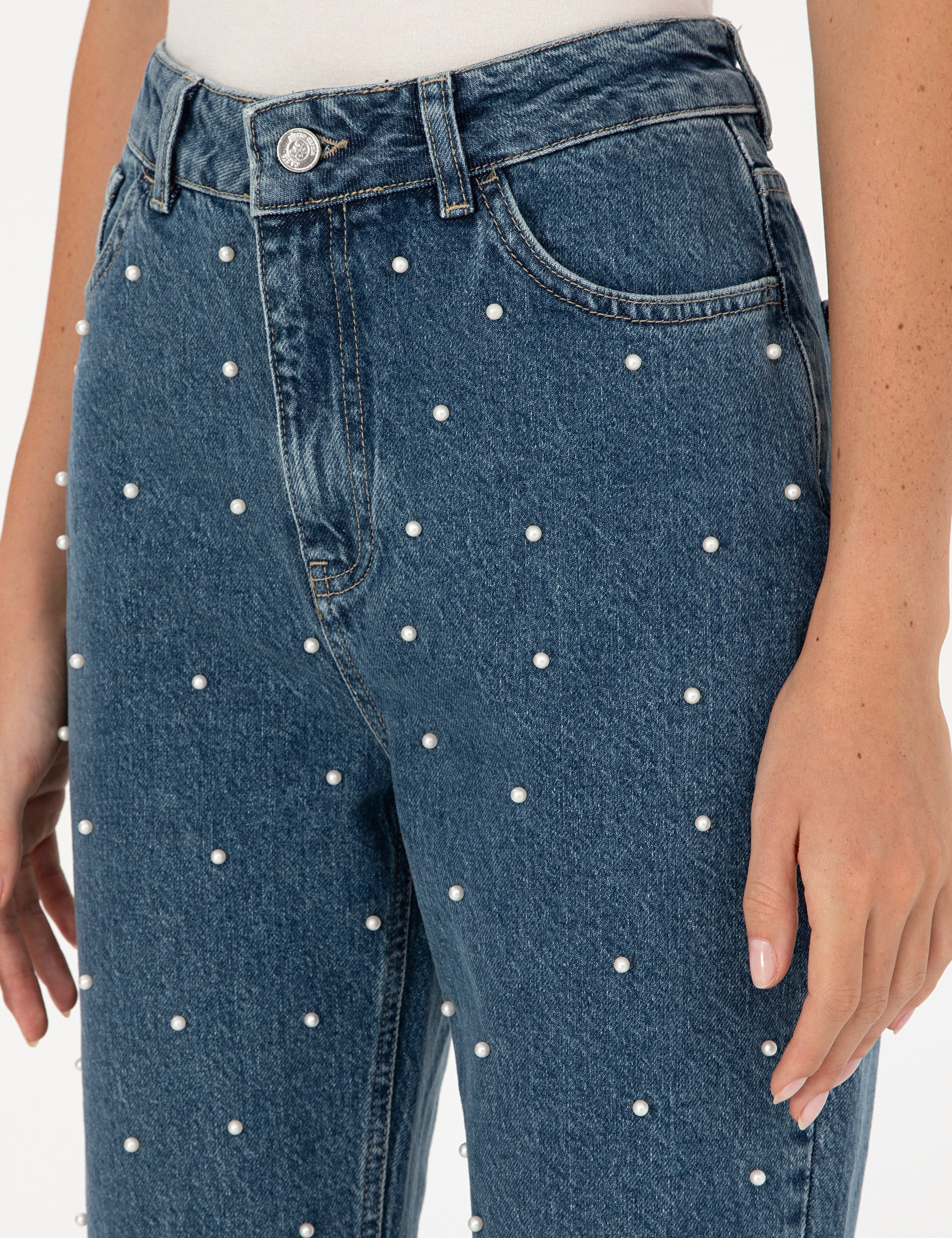 İndigo Jean Pantolon - Image 5