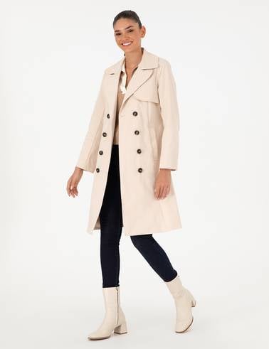 Taş Slim Fit Trençkot