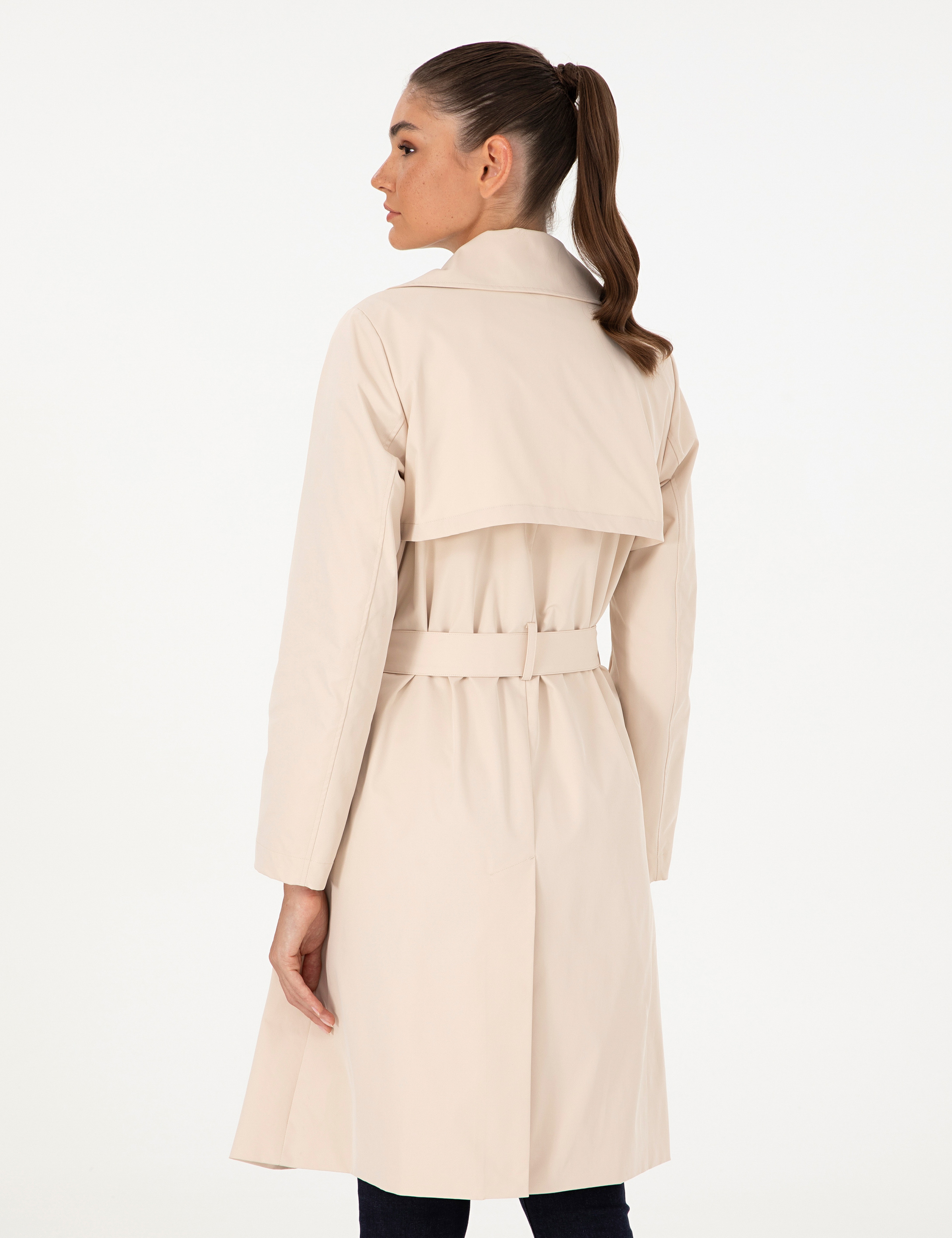 Taş Slim Fit Trençkot - Image 5