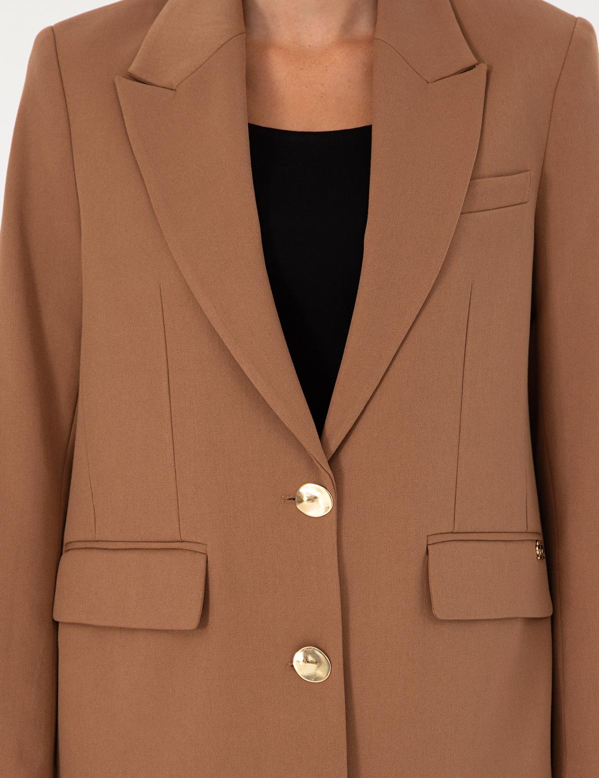 Kahverengi Comfort Fit Ceket - 50290403017