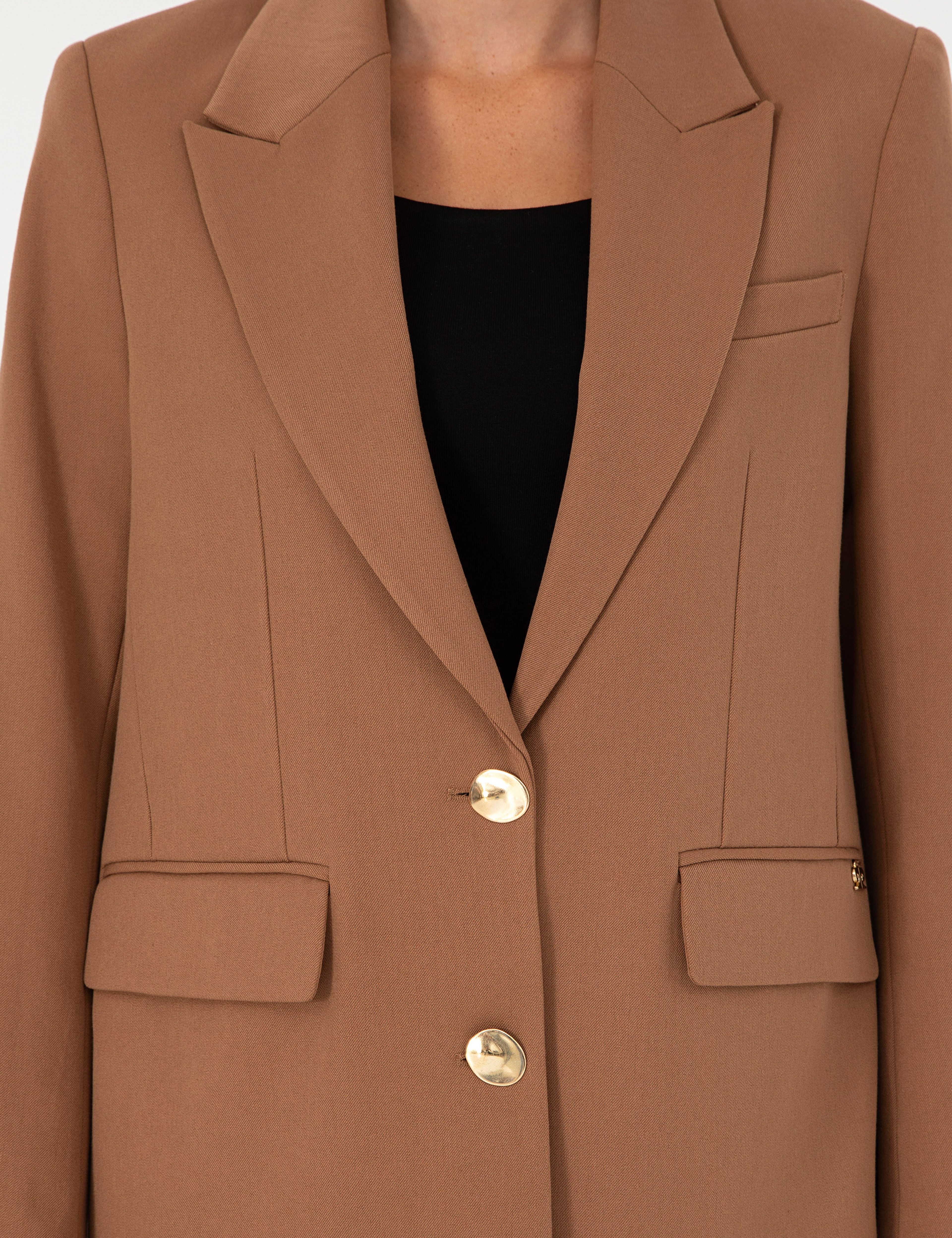 Kahverengi Comfort Fit Ceket