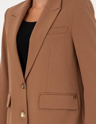 Kahverengi Comfort Fit Ceket