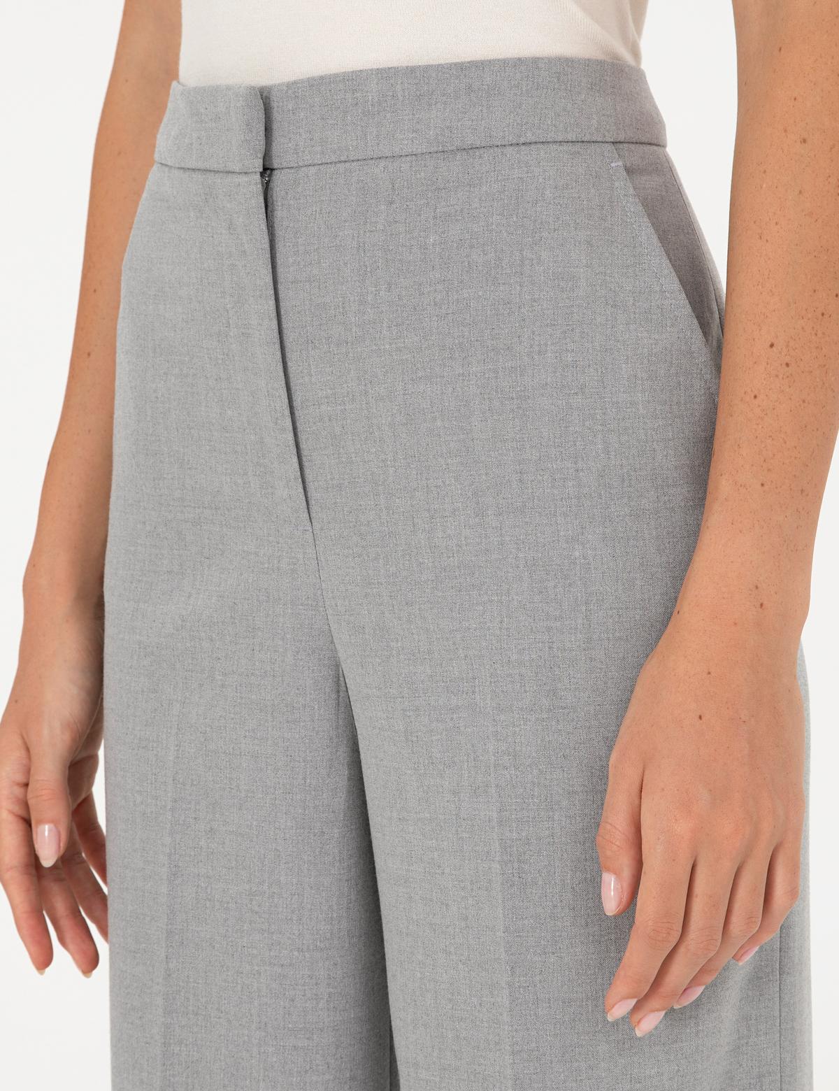 Gri Palazzo Kumaş Pantolon - 50302508022