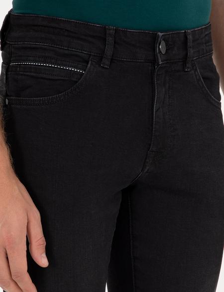 Siyah Slim Fit Jean Pantolon - 50292091021