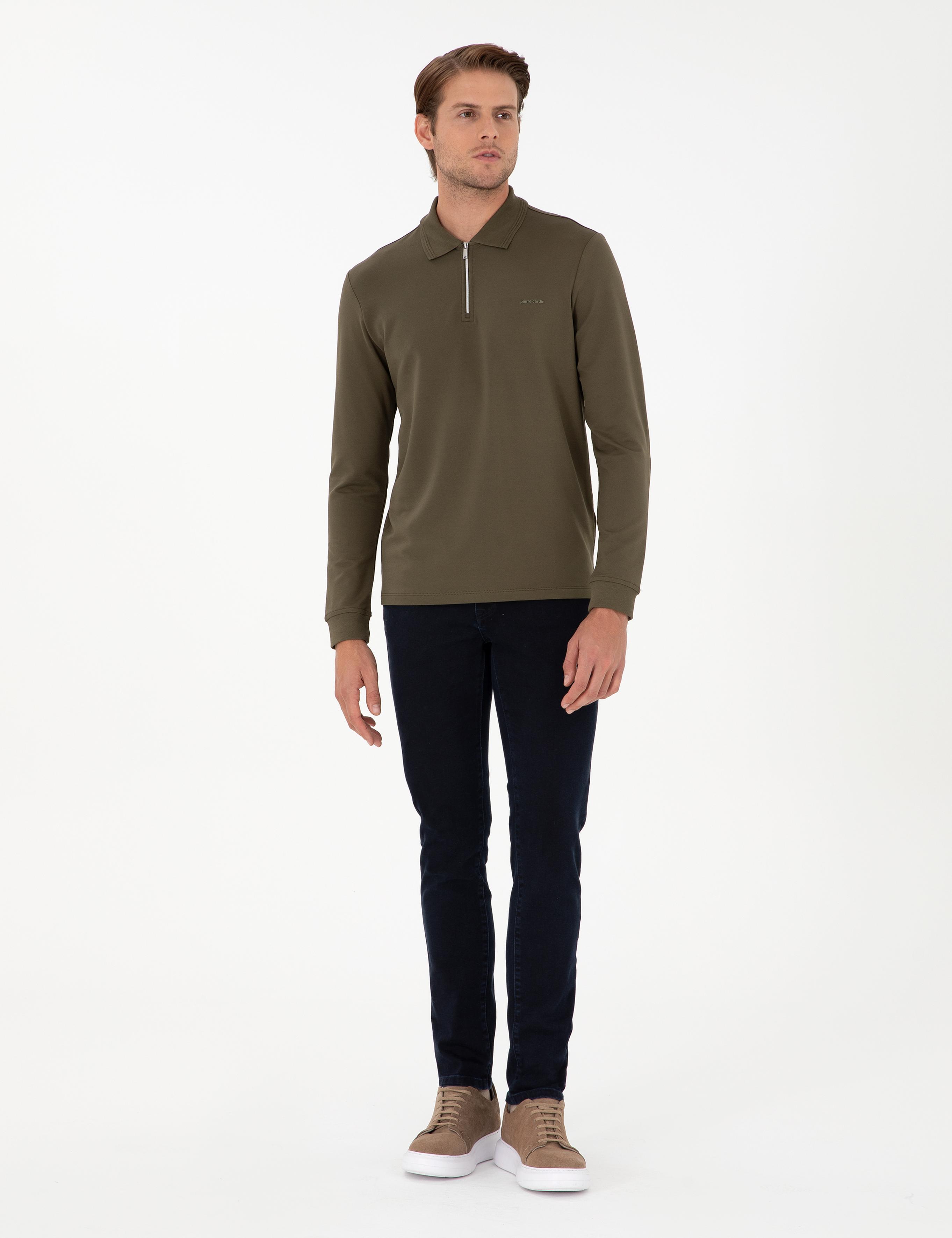 Koyu Lacivert Slim Fit Jean Pantolon