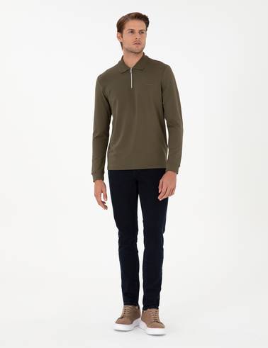 Koyu Lacivert Slim Fit Jean Pantolon