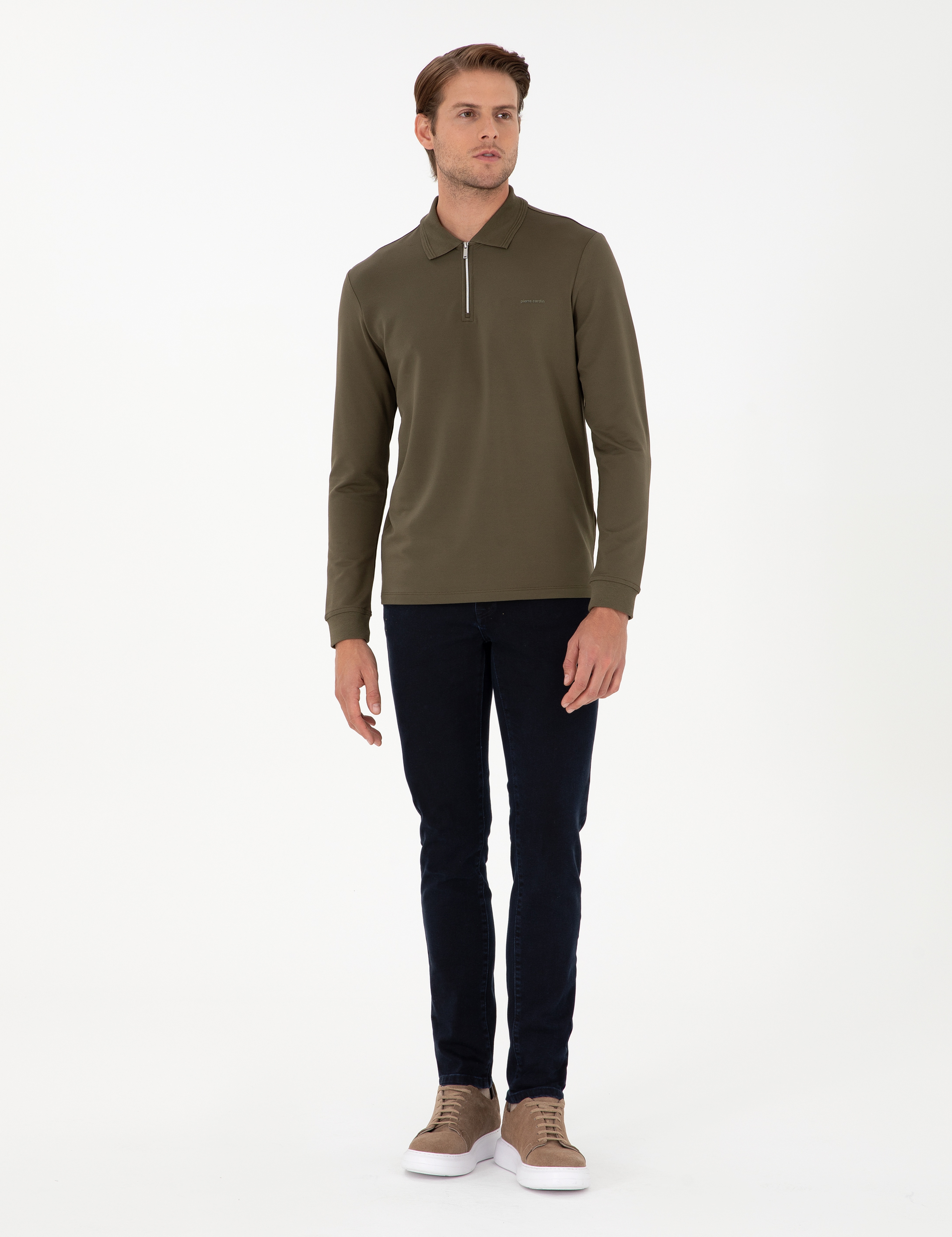 Koyu Lacivert Slim Fit Jean Pantolon