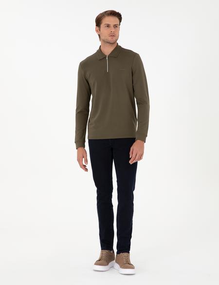 Koyu Lacivert Slim Fit Jean Pantolon - 50294614032