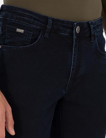 Koyu Lacivert Slim Fit Jean Pantolon - 50294614032