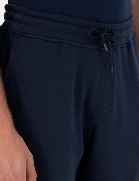 Lacivert Slim Fit 3 İplik Düz Paça Eşofman Altı - 50299304016