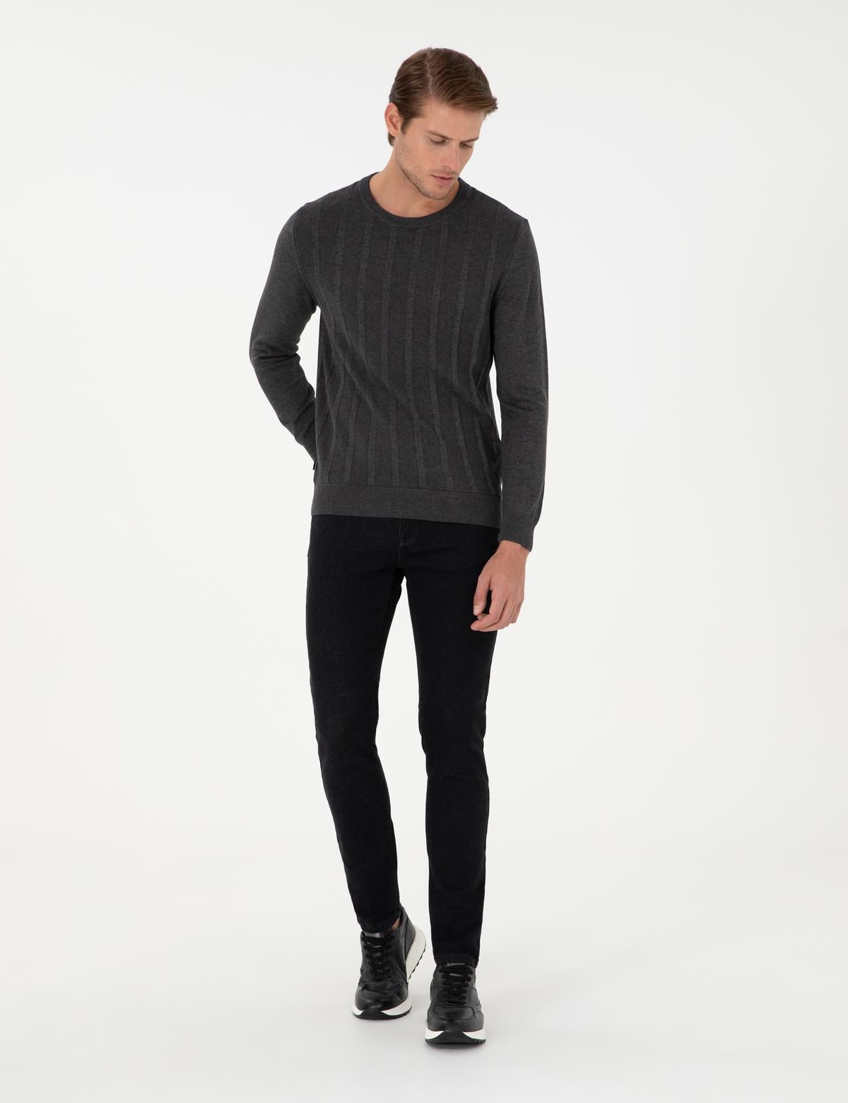 Siyah Slim Fit Jean Pantolon - 50299901020