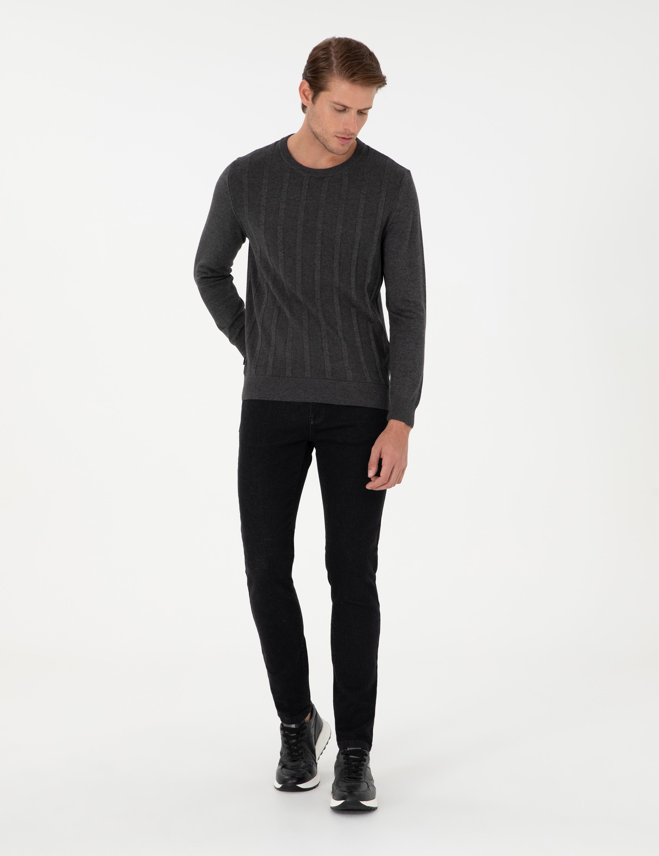 Siyah Slim Fit Jean Pantolon