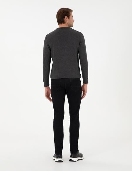Siyah Slim Fit Jean Pantolon - 50299901020