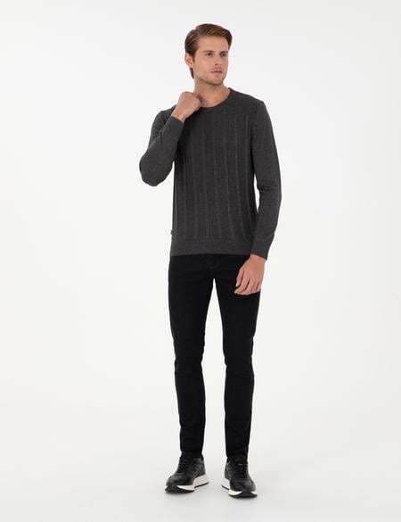 Siyah Slim Fit Jean Pantolon - 50299901020