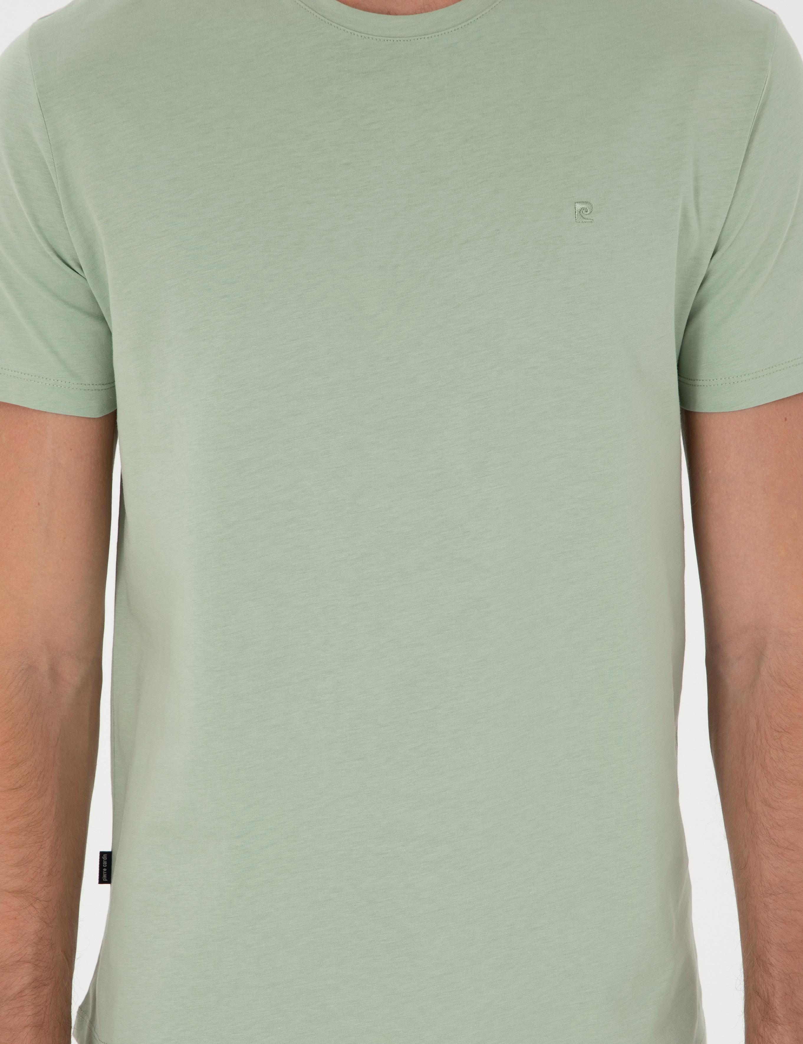 Çağla %100 Pamuk Slim Fit Bisiklet Yaka Basic Tişört