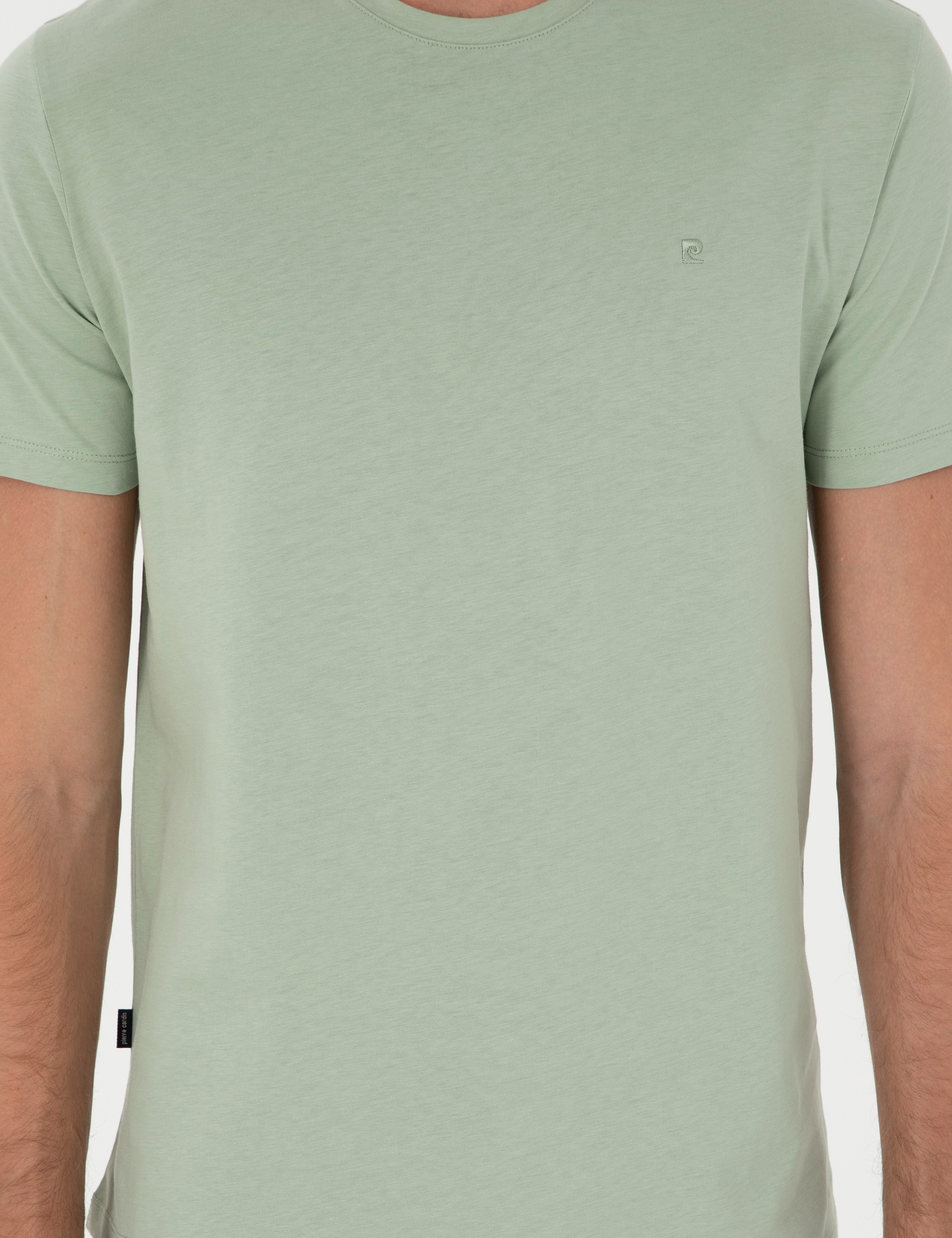 Çağla %100 Pamuk Slim Fit Bisiklet Yaka Basic Tişört
