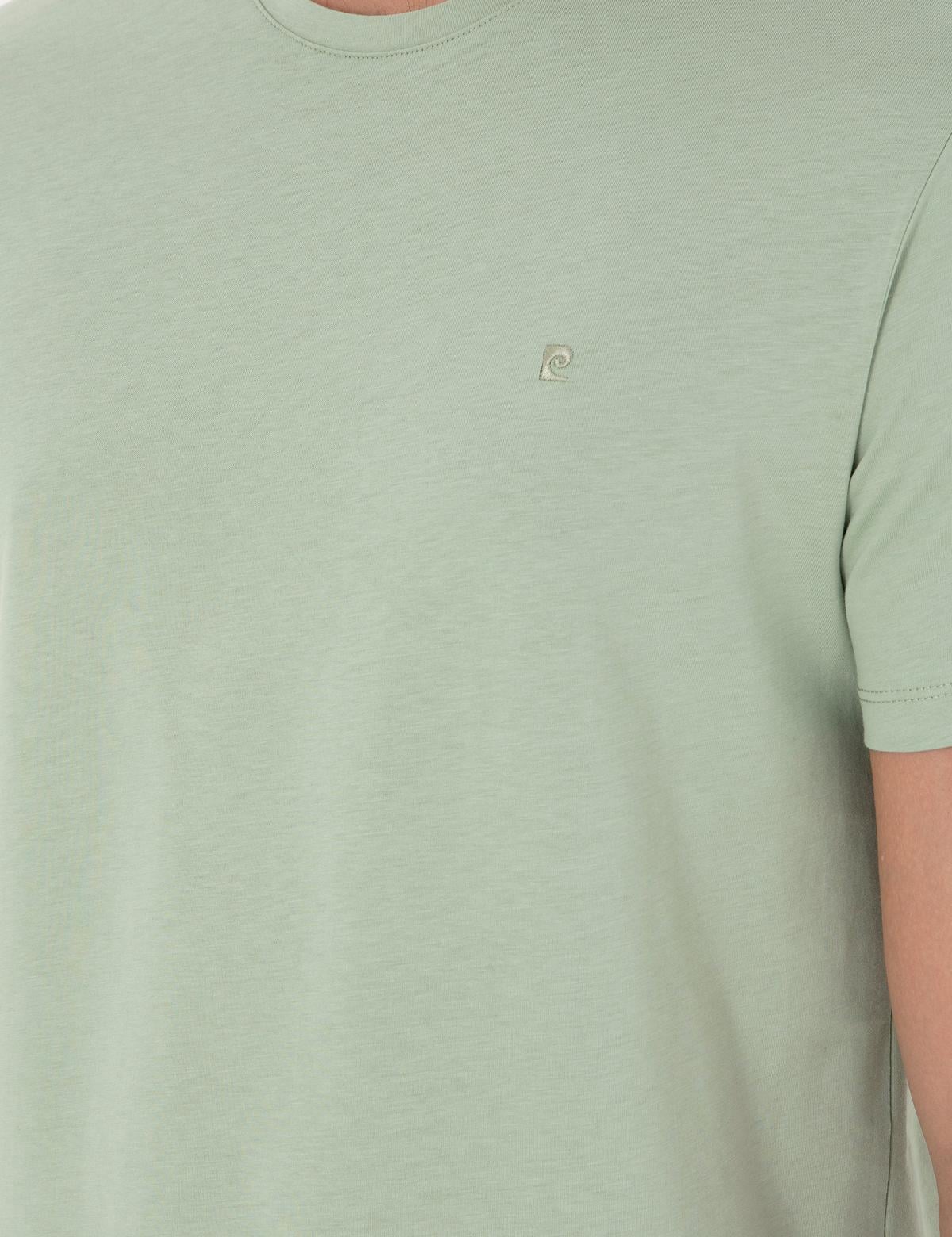 Çağla %100 Pamuk Slim Fit Bisiklet Yaka Basic Tişört - 50306359045