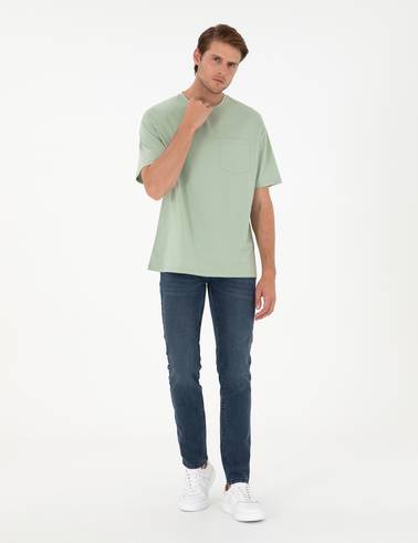 Yeşil Comfort Fit Tişört