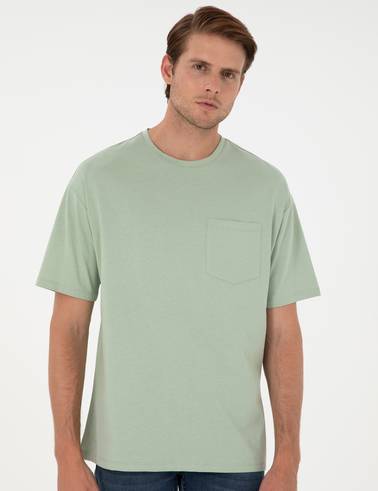 Yeşil Comfort Fit Tişört