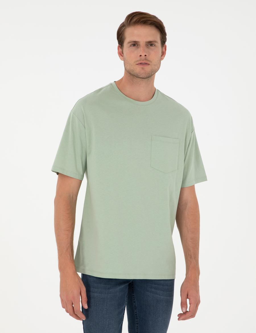Yeşil Comfort Fit Tişört