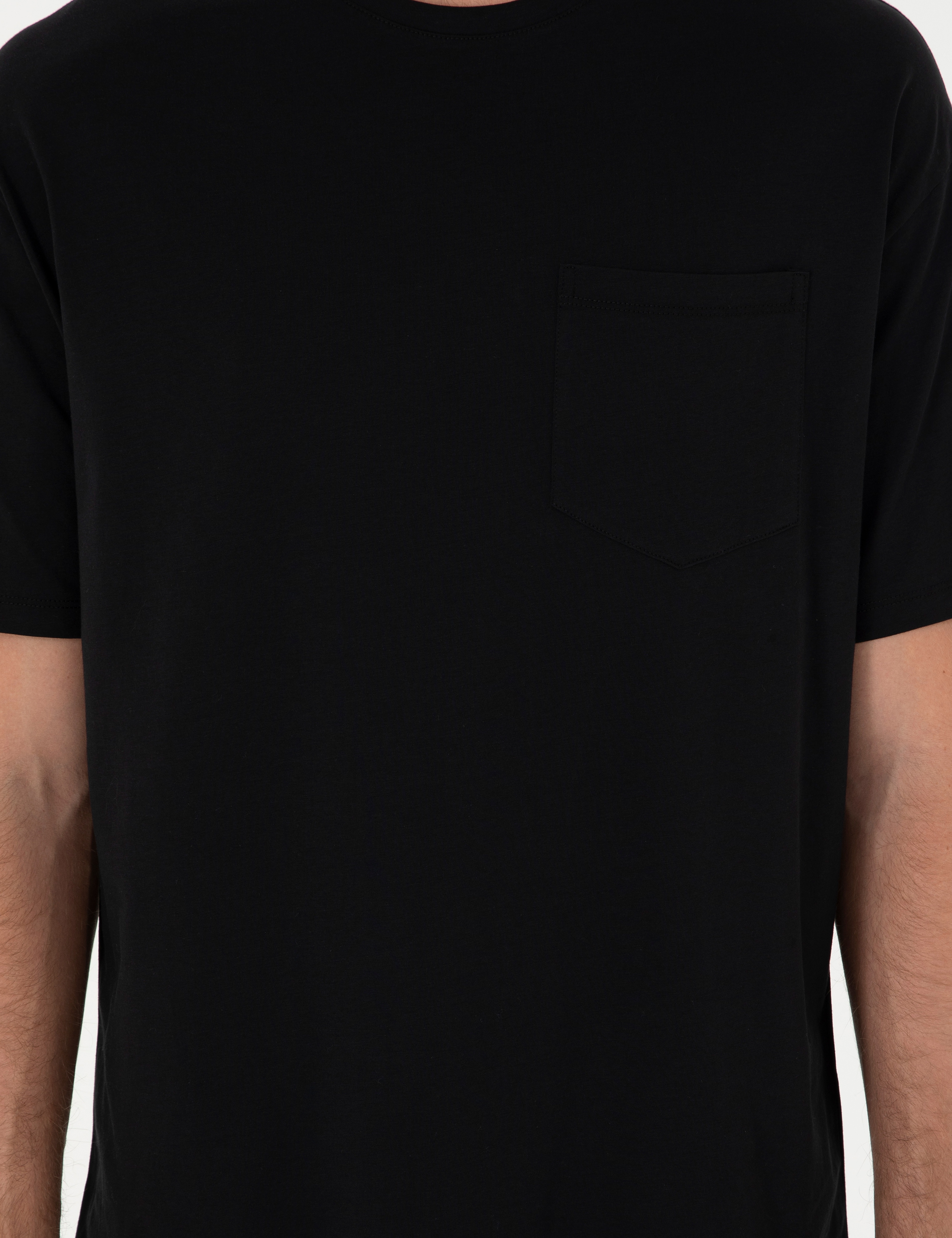 Siyah Comfort Fit Tişört - Image 6