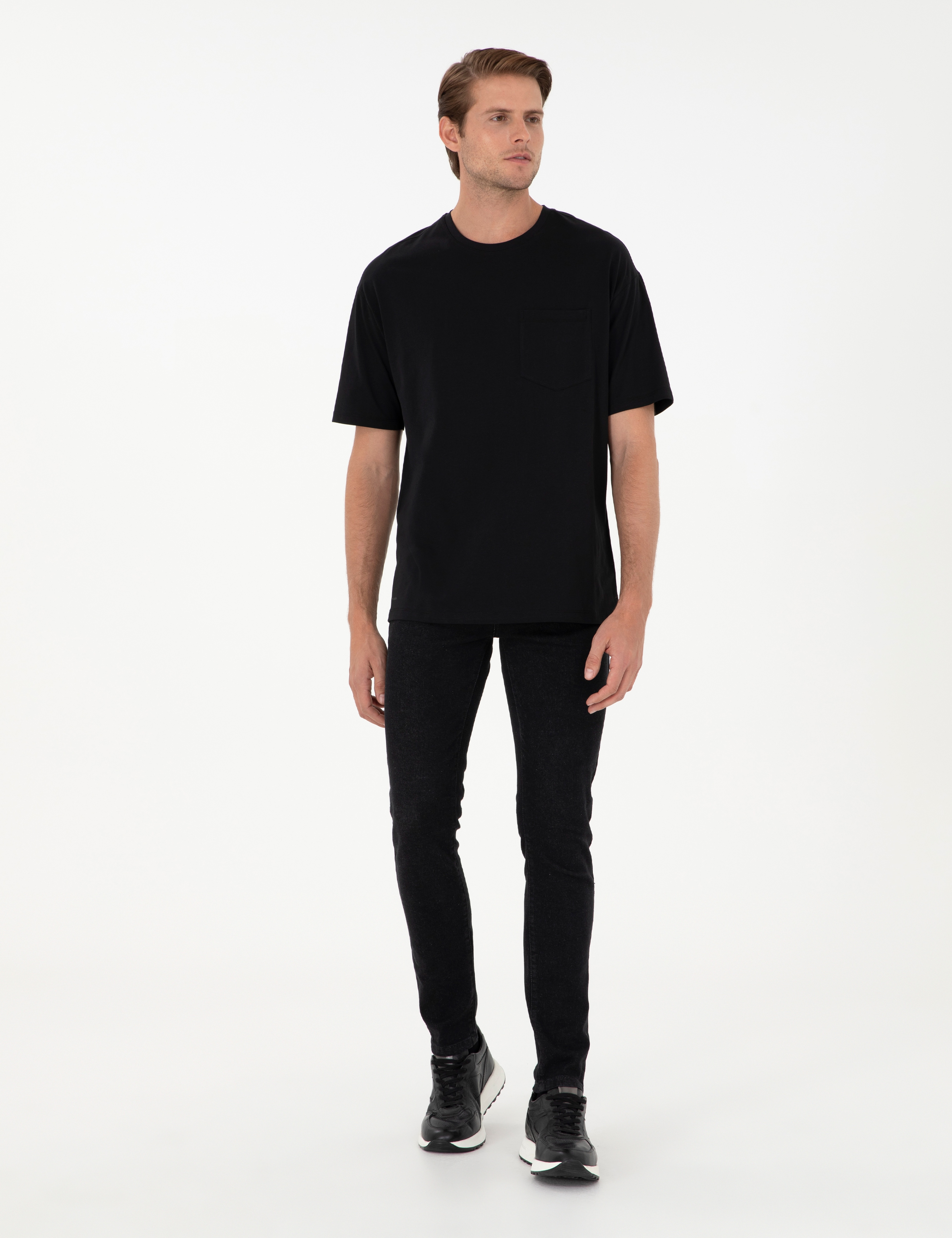 Siyah Comfort Fit Tişört