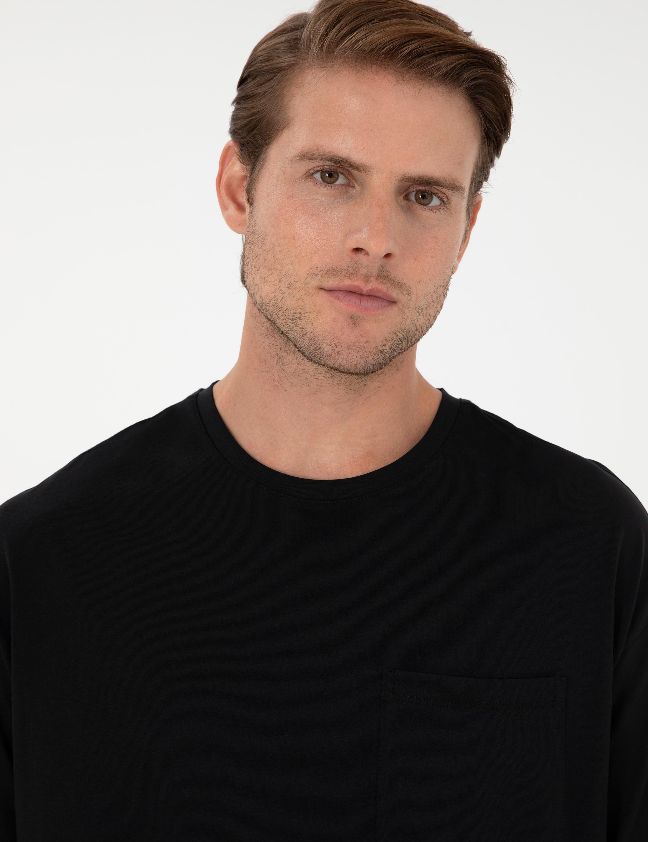 Siyah Comfort Fit Tişört