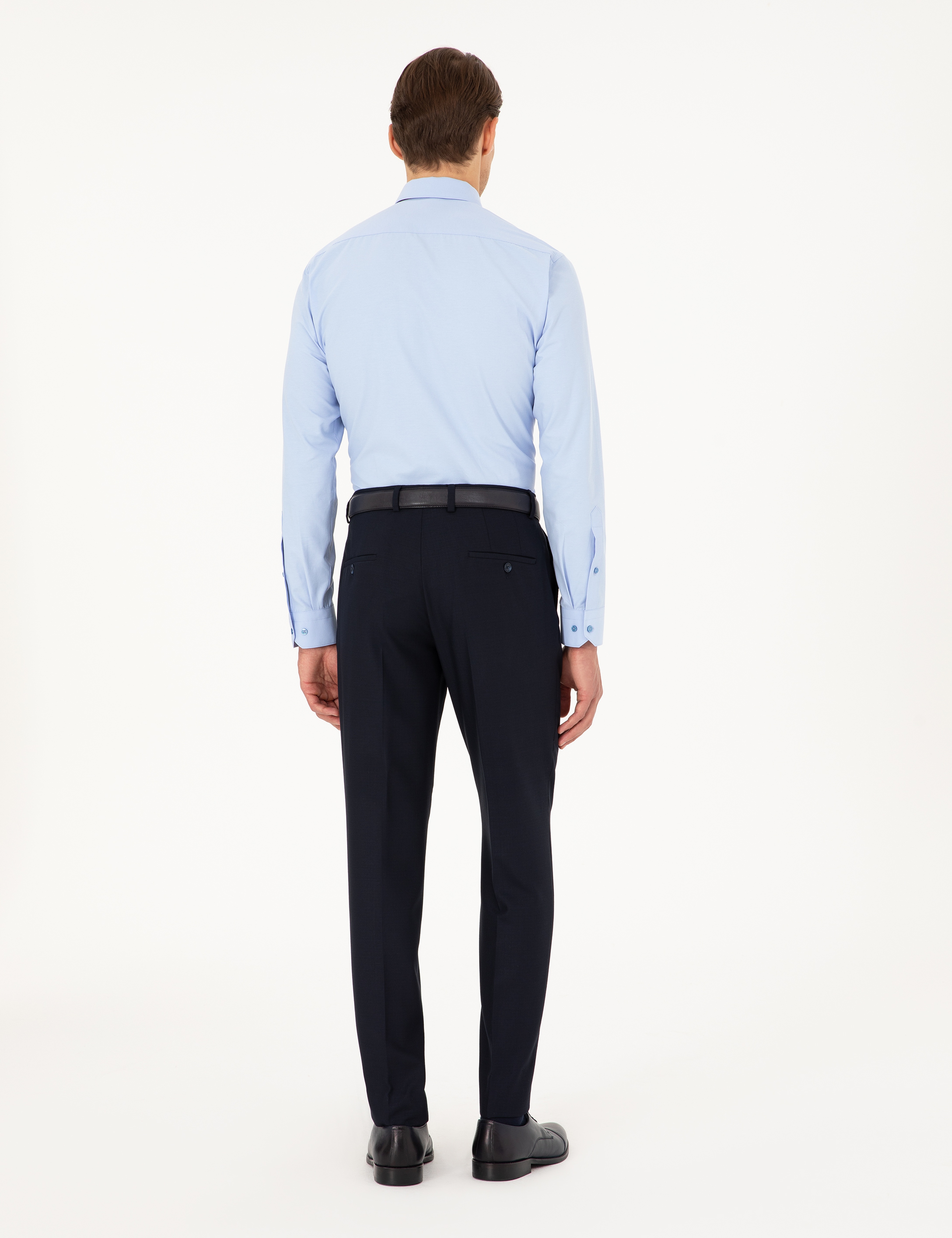 Lacivert Ex. Slim Fit Kumaş Pantolon