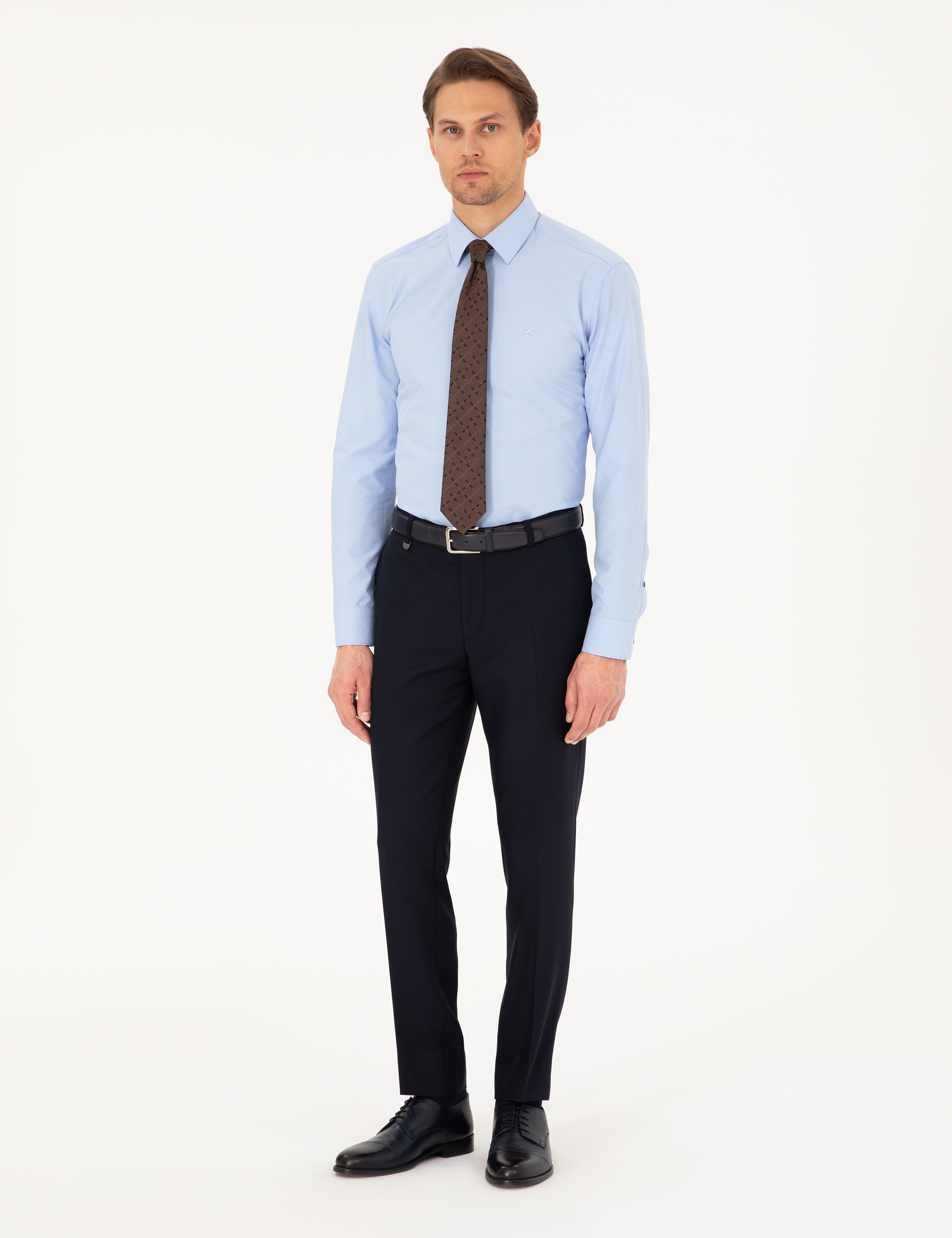 Lacivert Ex. Slim Fit Kumaş Pantolon - Image 3