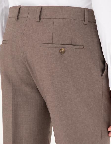 Açık Kahverengi Ex. Slim Fit Kumaş Pantolon - 50296562075