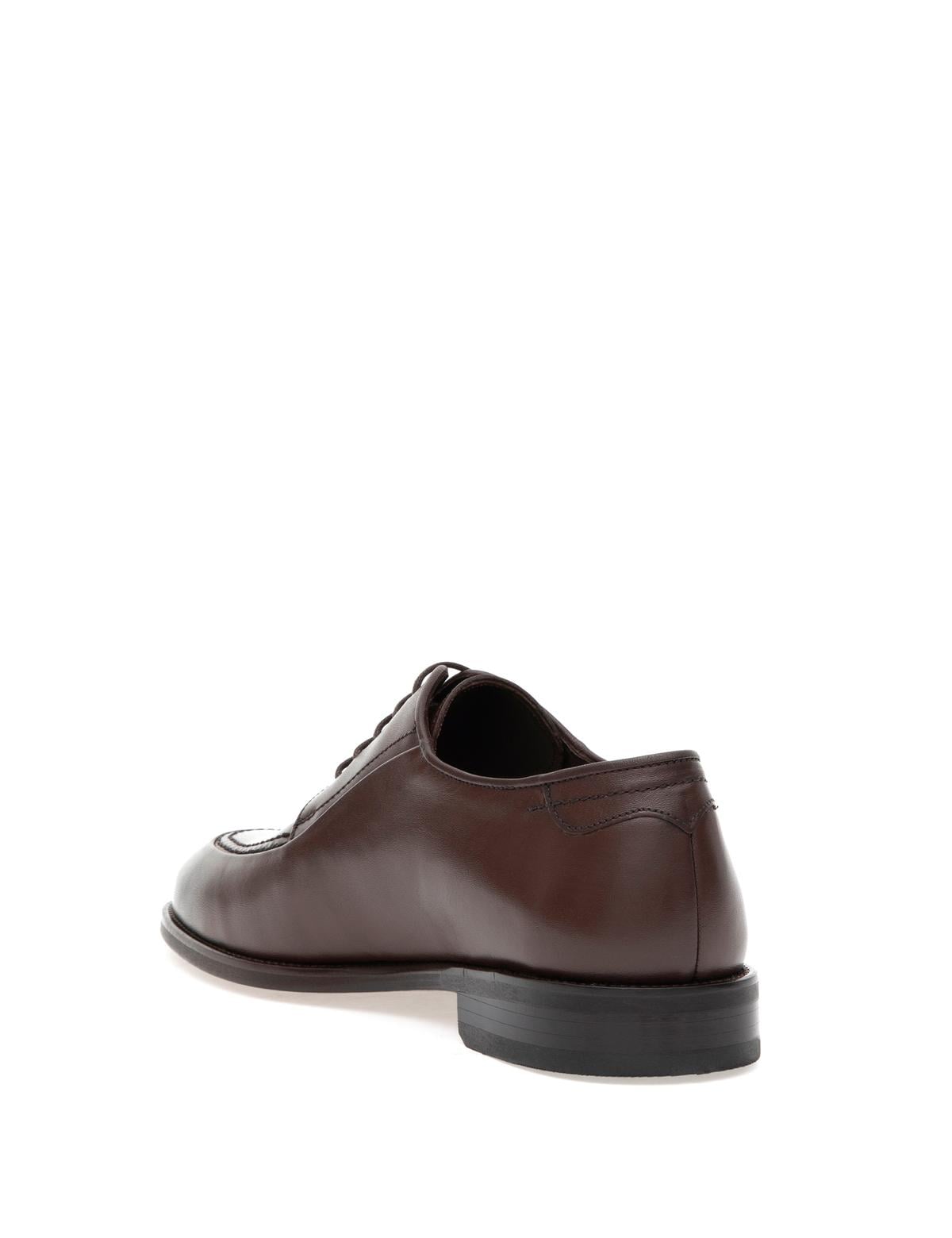 Kahverengi %100 Deri Klasik Ayakkabı - 50295849010