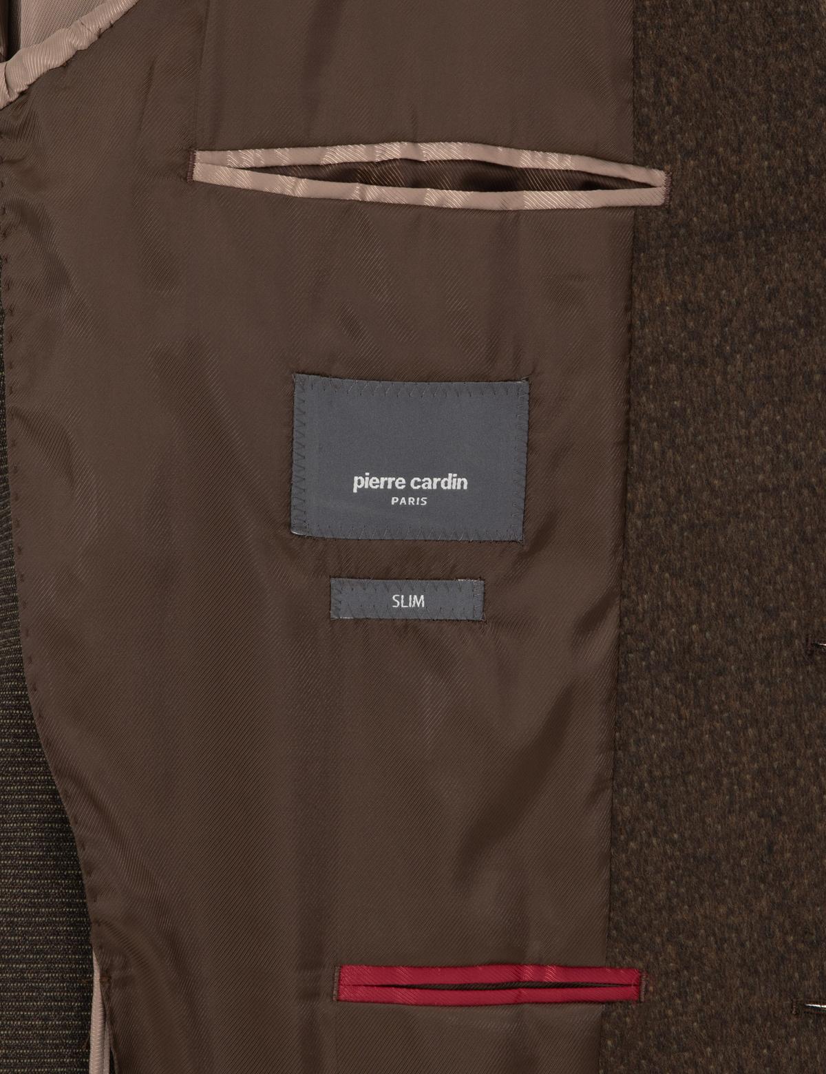 Kahverengi Slim Fit Ceket - 50296044080