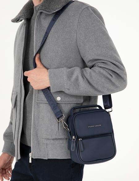 Erkek Lacivert Askılı El Çantası - 50297138002