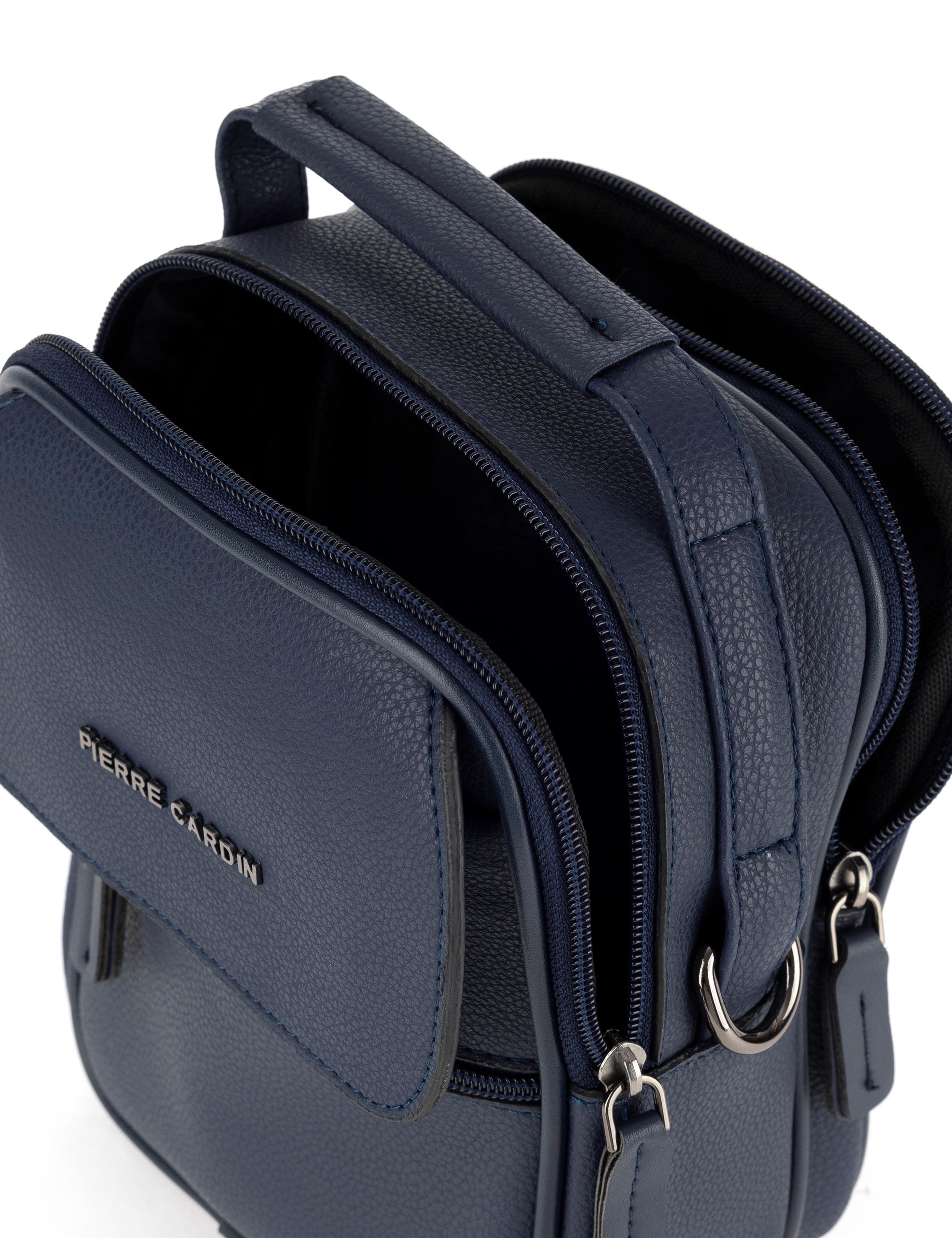 Erkek Lacivert Askılı El Çantası