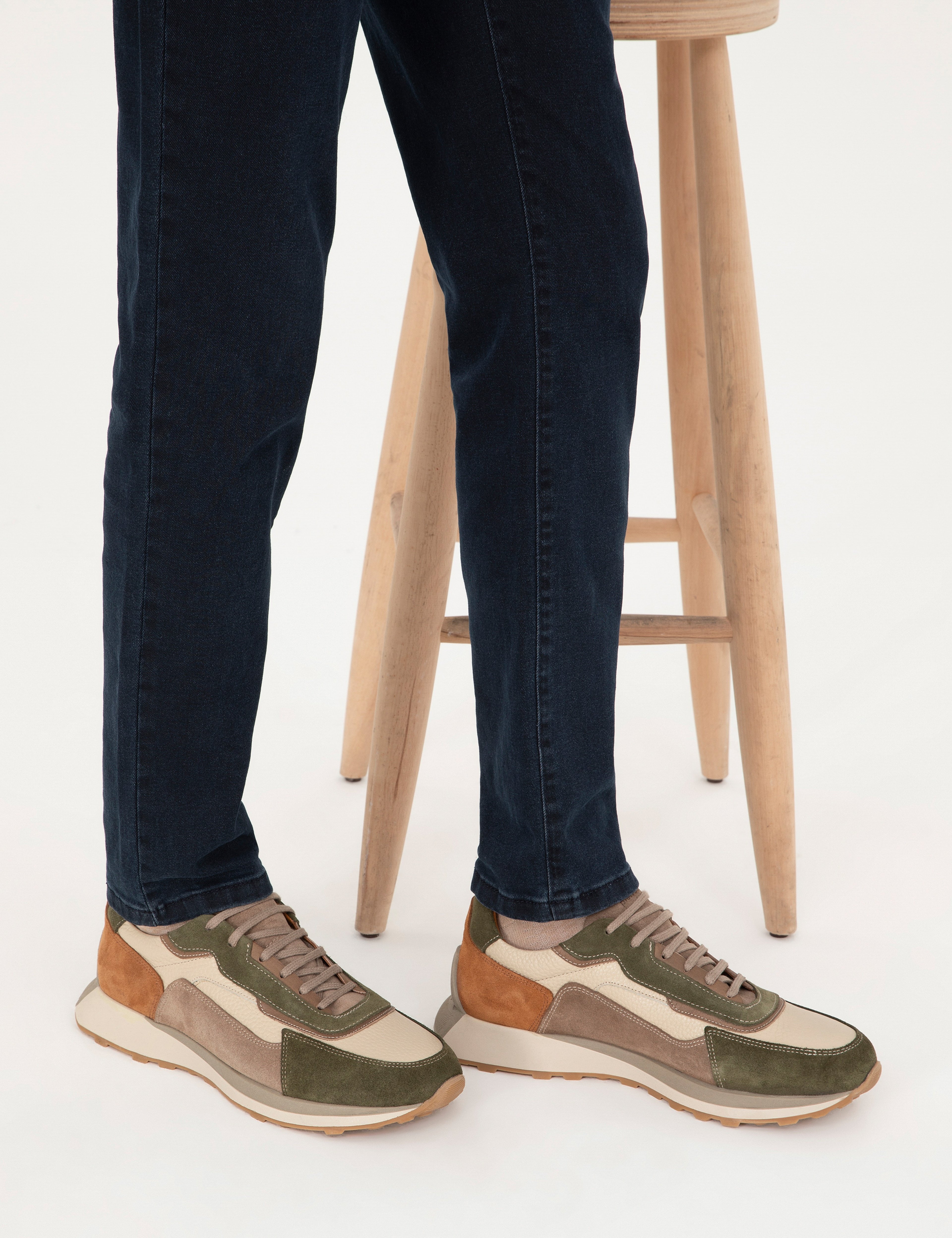 Bej %100 Deri Casual Ayakkabı - Image 7