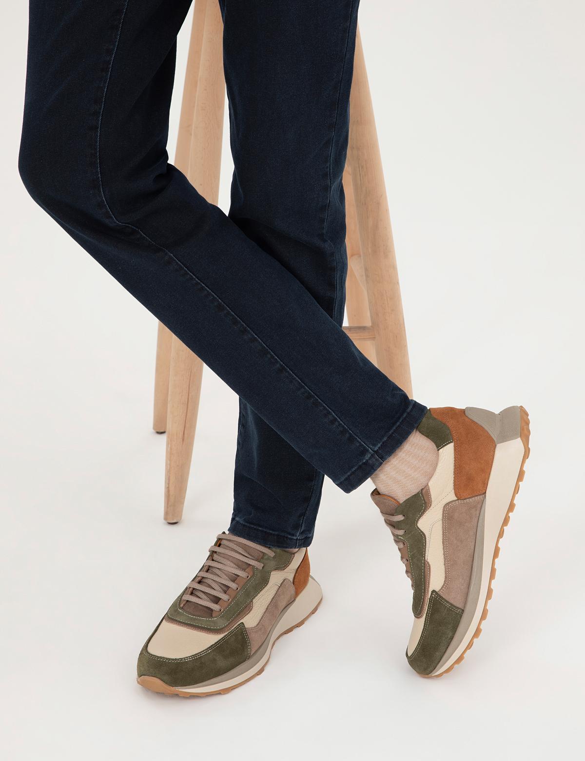 Bej %100 Deri Casual Ayakkabı - 50299431001