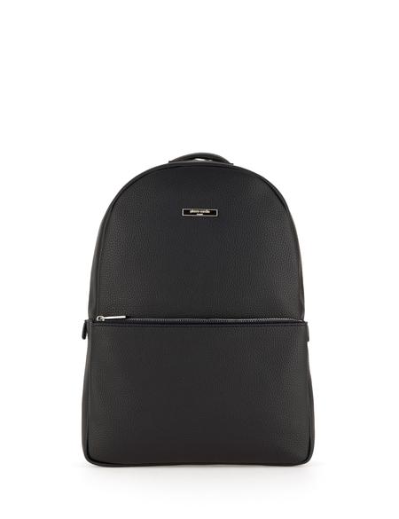 Erkek Lacivert %100 Deri Sırt Çantası - 50296098003