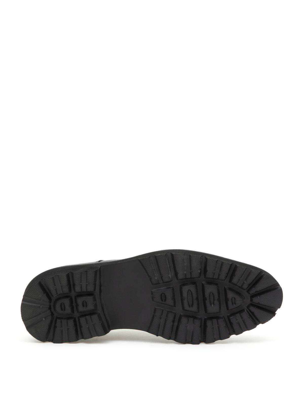 Siyah %100 Deri Casual Ayakkabı - 50298532004