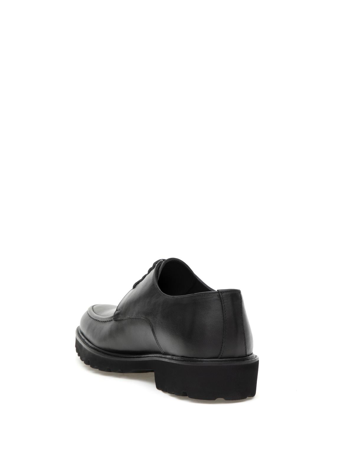 Siyah %100 Deri Casual Ayakkabı - 50298532004