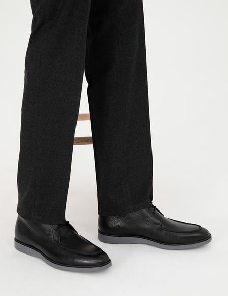 Siyah %100 Deri Casual Ayakkabı - 50298522020