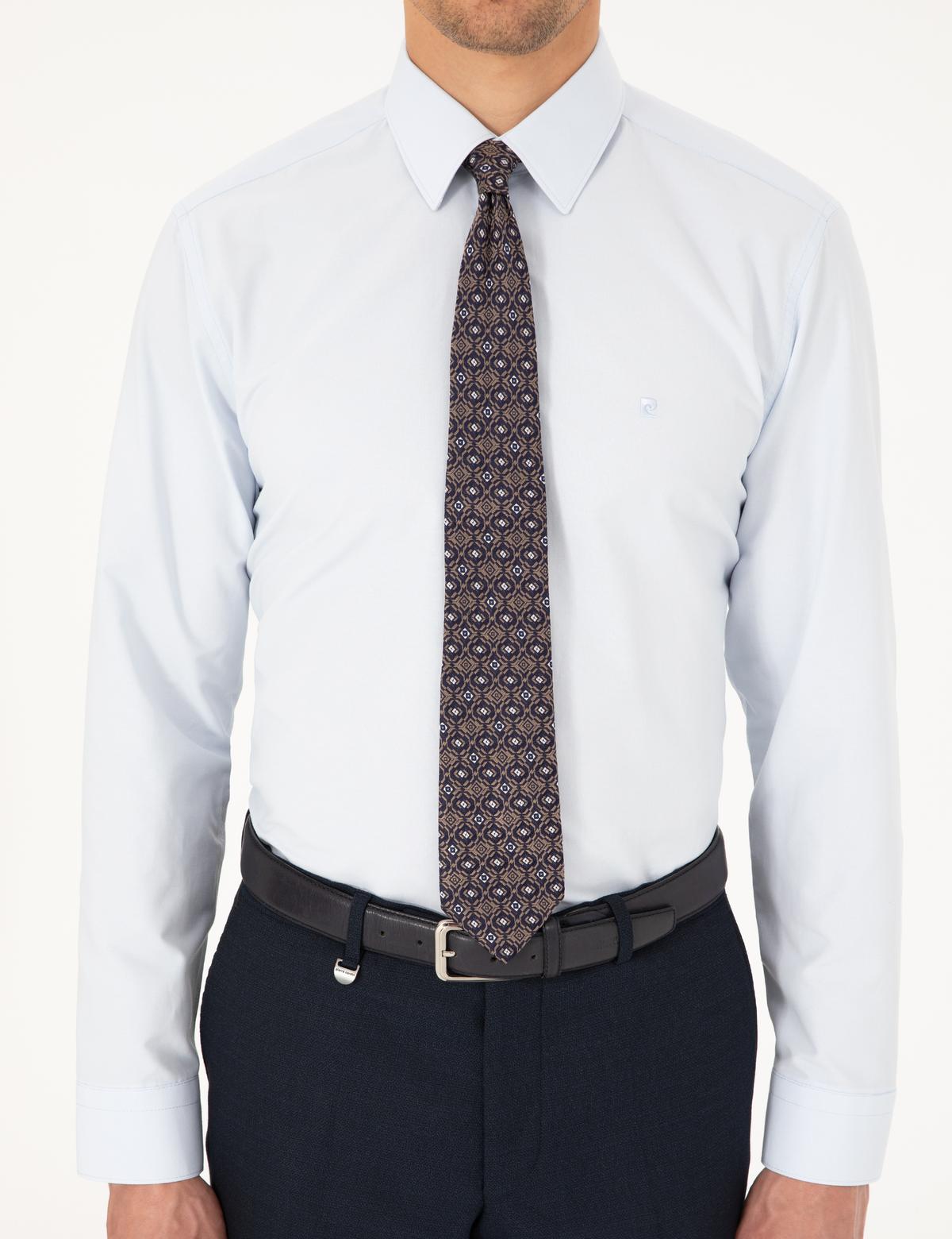 Açık Mavi Regular Fit Uzun Kollu Basic Gömlek - 50298003005