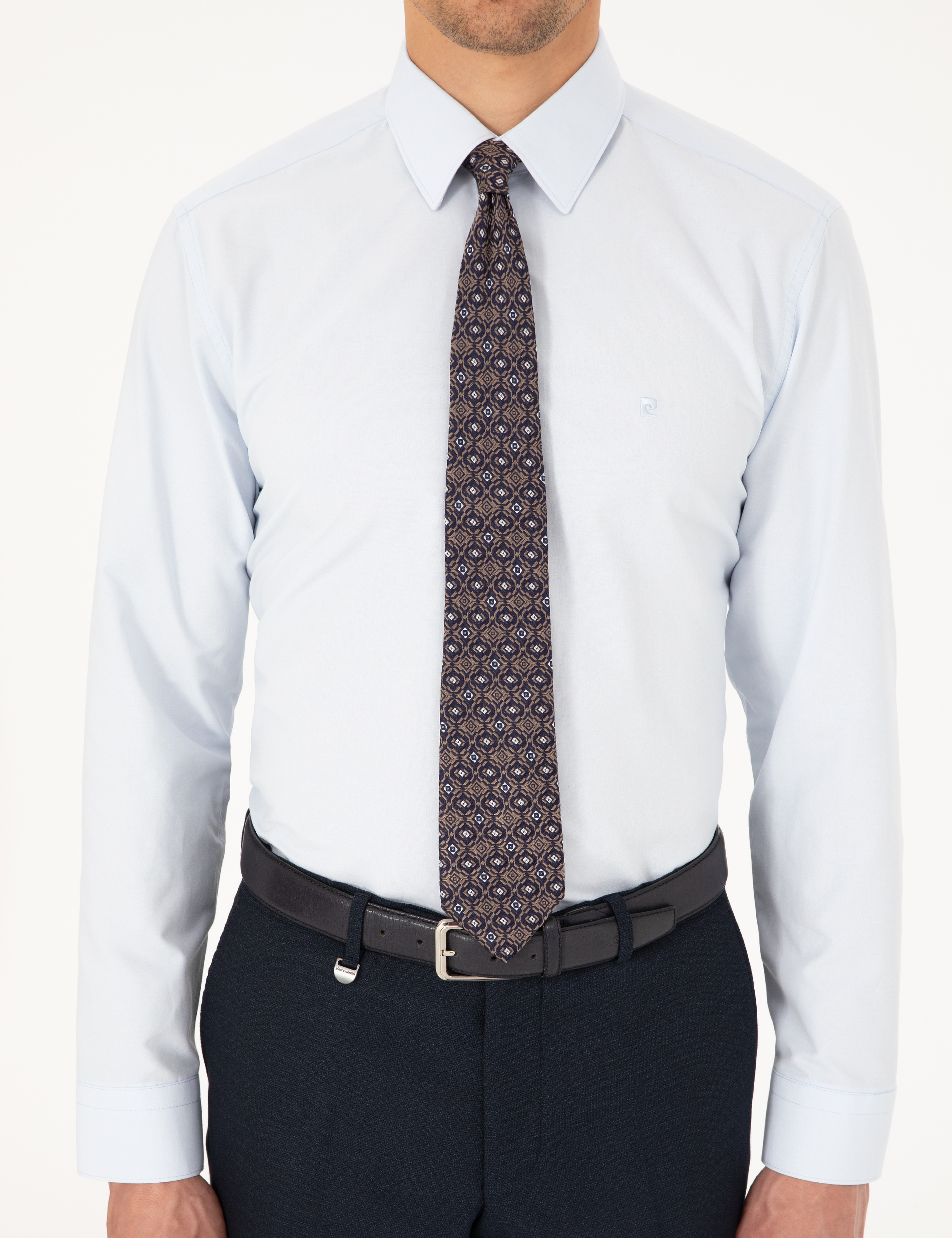 Açık Mavi Regular Fit Uzun Kollu Basic Gömlek