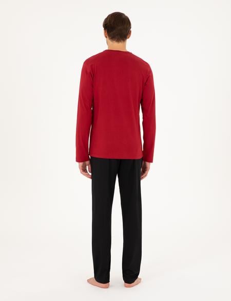 Bordo Pijama Takımı - 50306732016