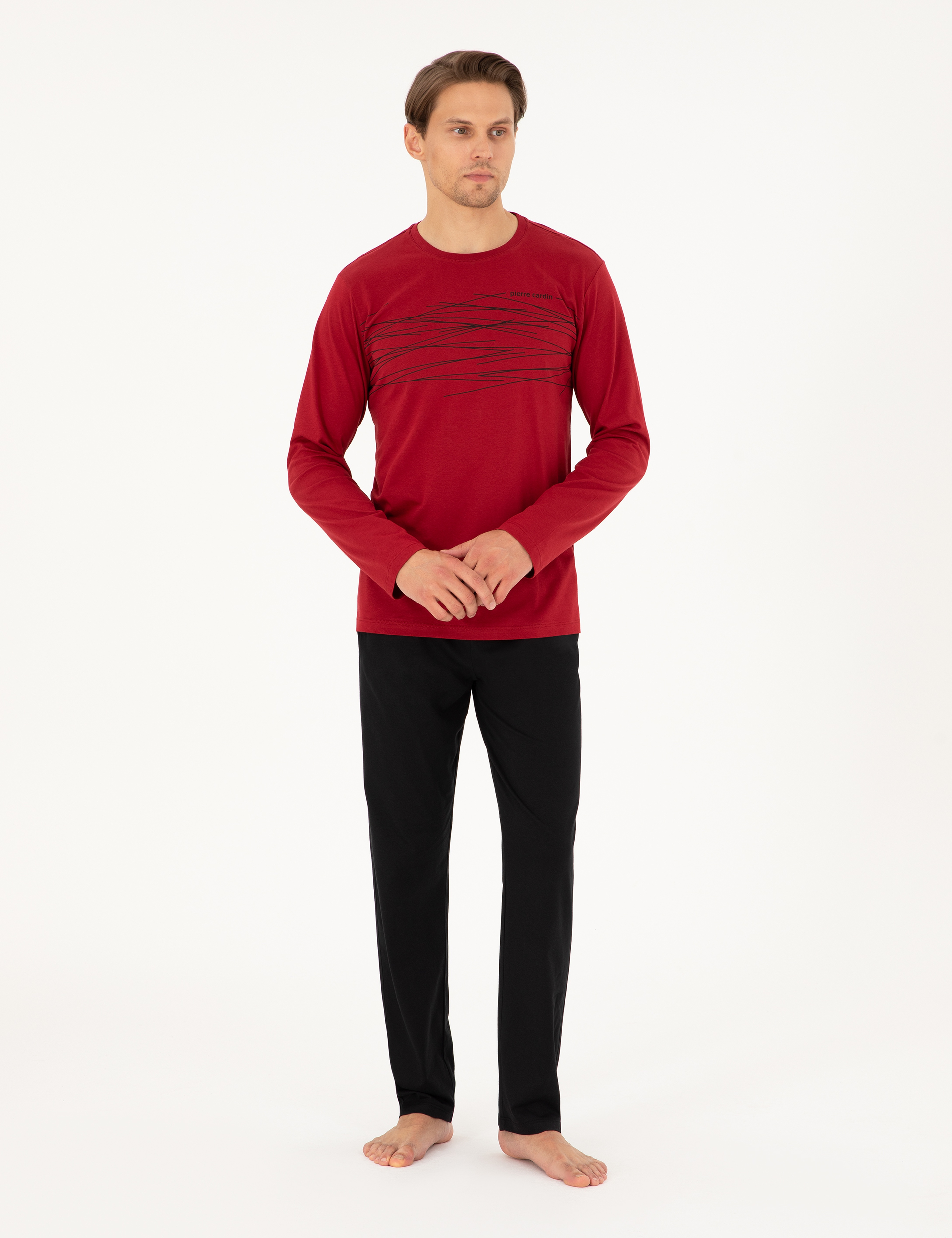 Bordo Pijama Takımı - Image 4