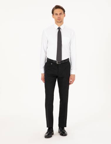 Antrasit Slim Fit Kumaş Pantolon