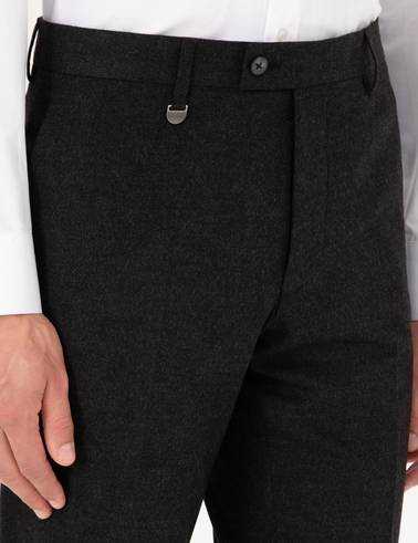 Antrasit Slim Fit Kumaş Pantolon